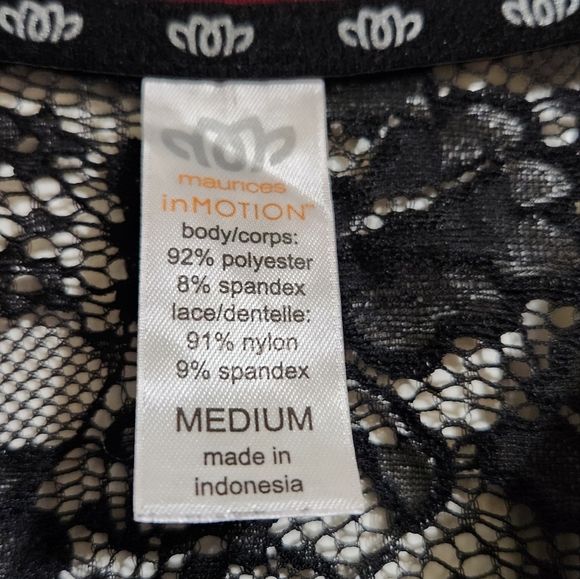 Women's Burgundy Long Sleeve Top - Picture 3 of 6